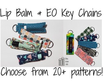 Lip Balm & Essential Oil Key Chains