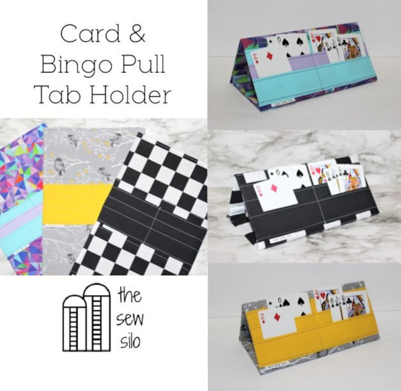 Fabric Playing Card Holder Bingo Pull Tab Holder Etsy