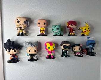 Soporte de pared para exhibición Funko Pop (listo para usar)