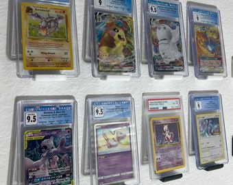 Soporte de pared para cartas coleccionables de Pokémon, Magic: The Gathering, deportes, YuGiOh y colecciones de cartas
