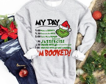 grinch to do list sweater