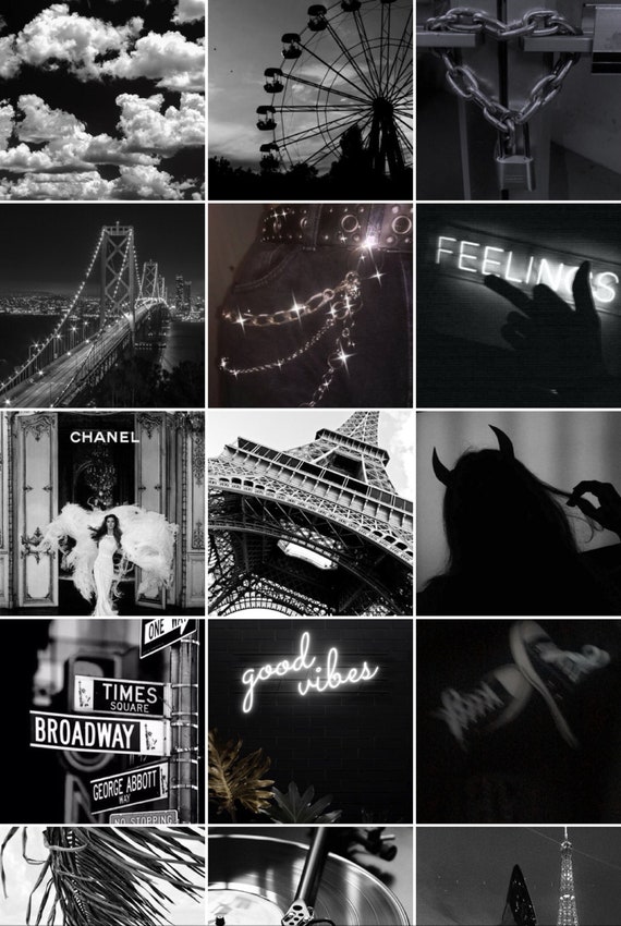 Aesthetic Pictures For Wall Collage Black And White - Browse free, hd ...