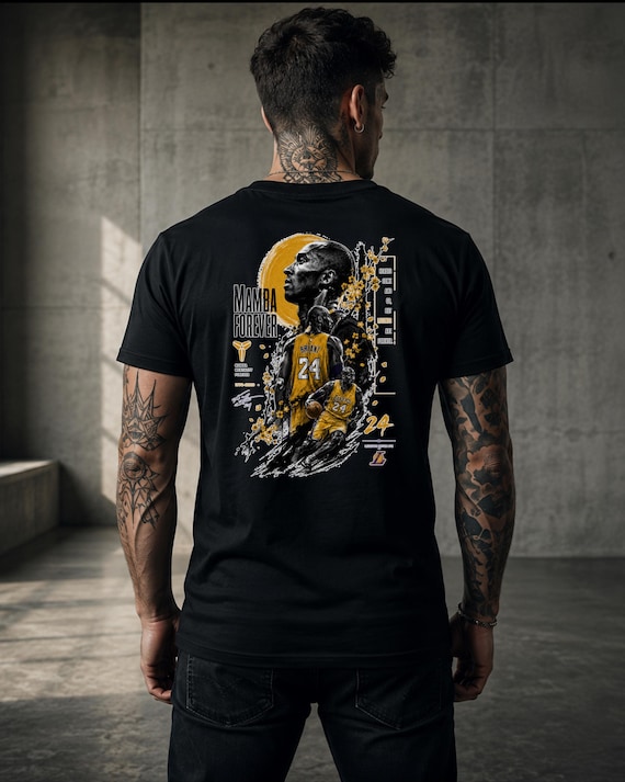 Kobe Bryant Mamba Forever Graphic T-Shirt | Lakers Basketball Legend Tee