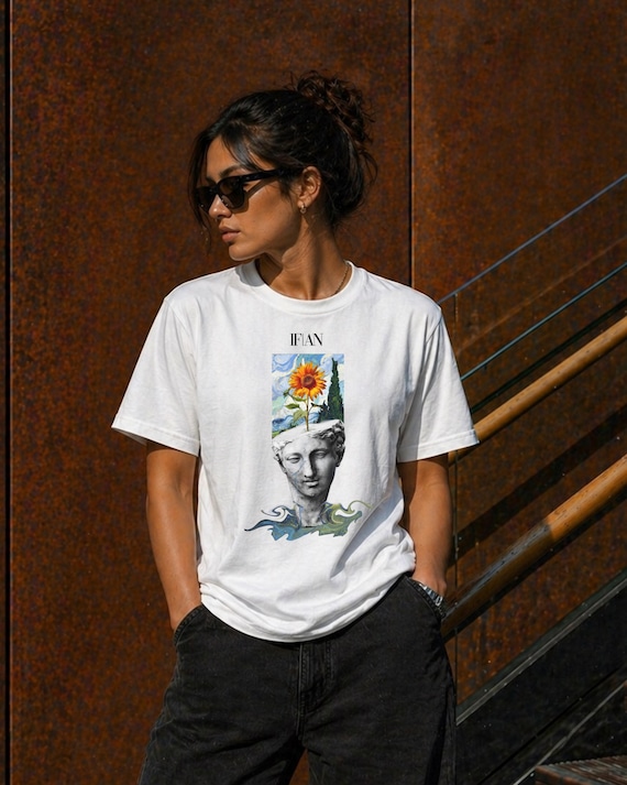 Modern Art Tee, Gift for Her , Museum Inspired Clothing, Artistic Unisex Streetwear