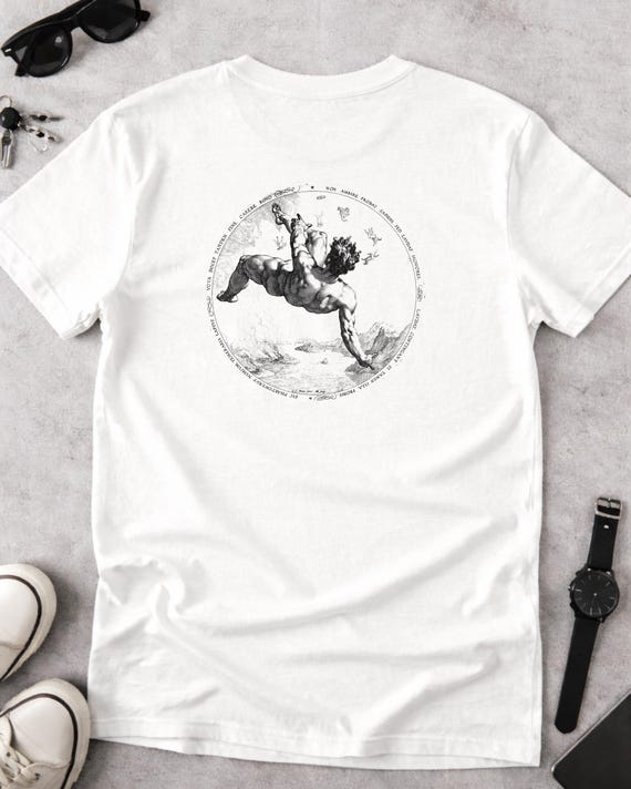 Icarus Renaissance Art T-Shirt – Greek Mythology Graphic Tee (100% Cotton)