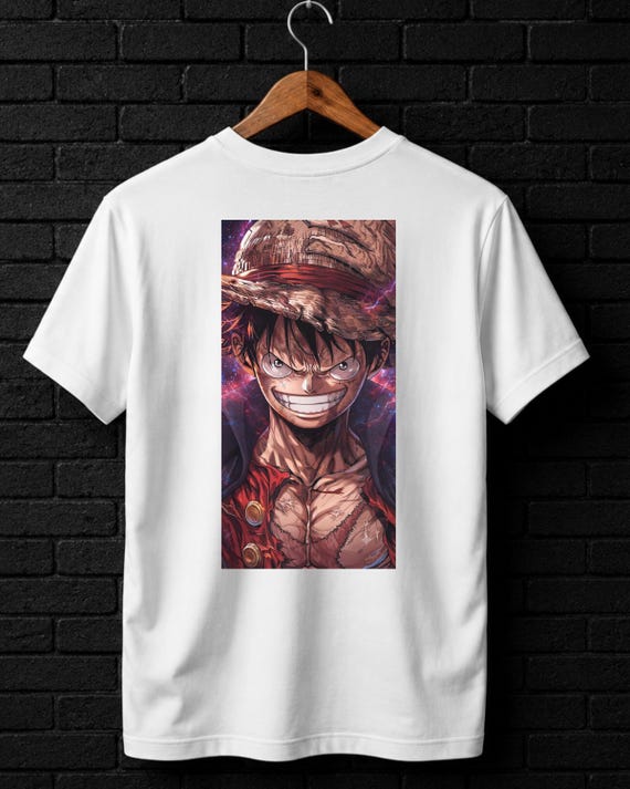 Monkey D. Luffy One Piece Anime T-Shirt, Manga Streetwear Graphic Tee