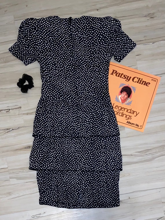 Vintage 60’s (size 4) “Maggy London” Polka-Dot Dr… - image 2