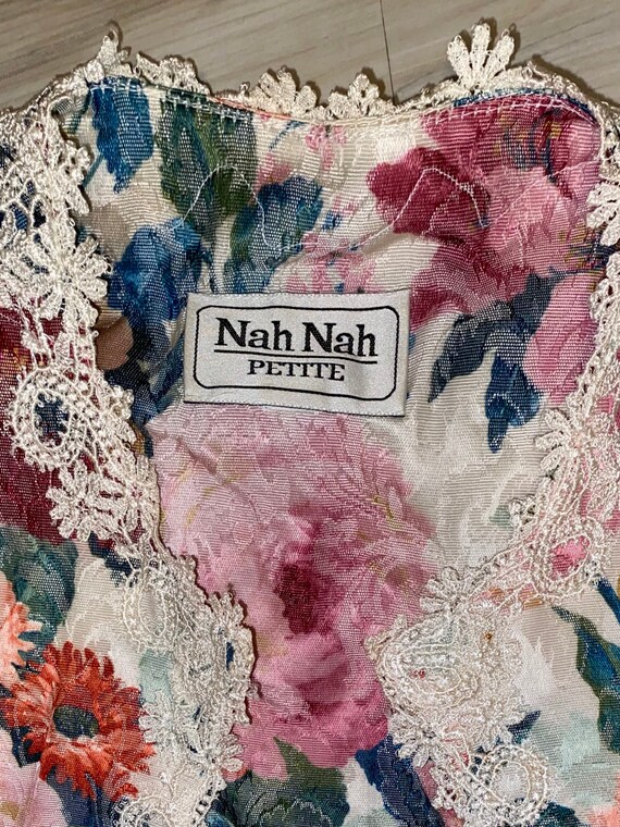 Vintage 70’s (medium) Floral “Nah Nah” Blazer - image 6