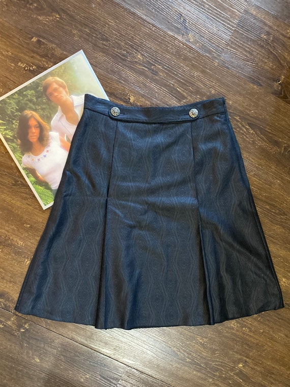 vintage 60’s (size 12) black buttoned formal “Saks
