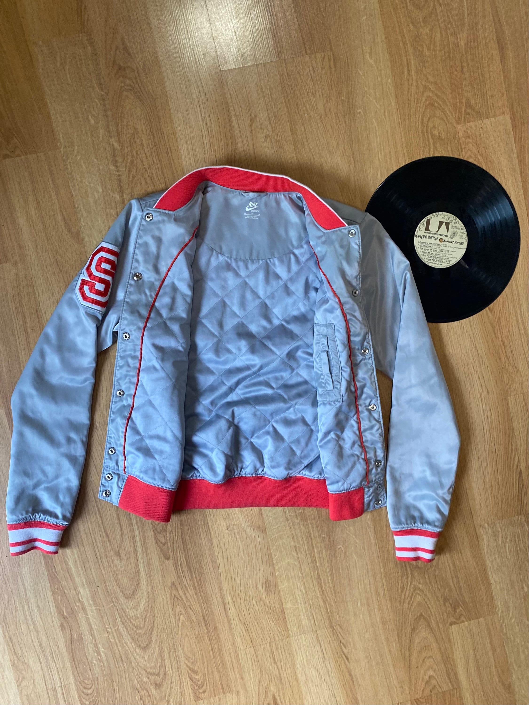 vintage bomber jacket nike