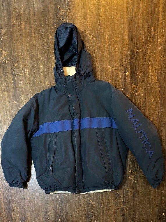 vintage 90’s (Large) navy blue “Nautica” coat - image 1