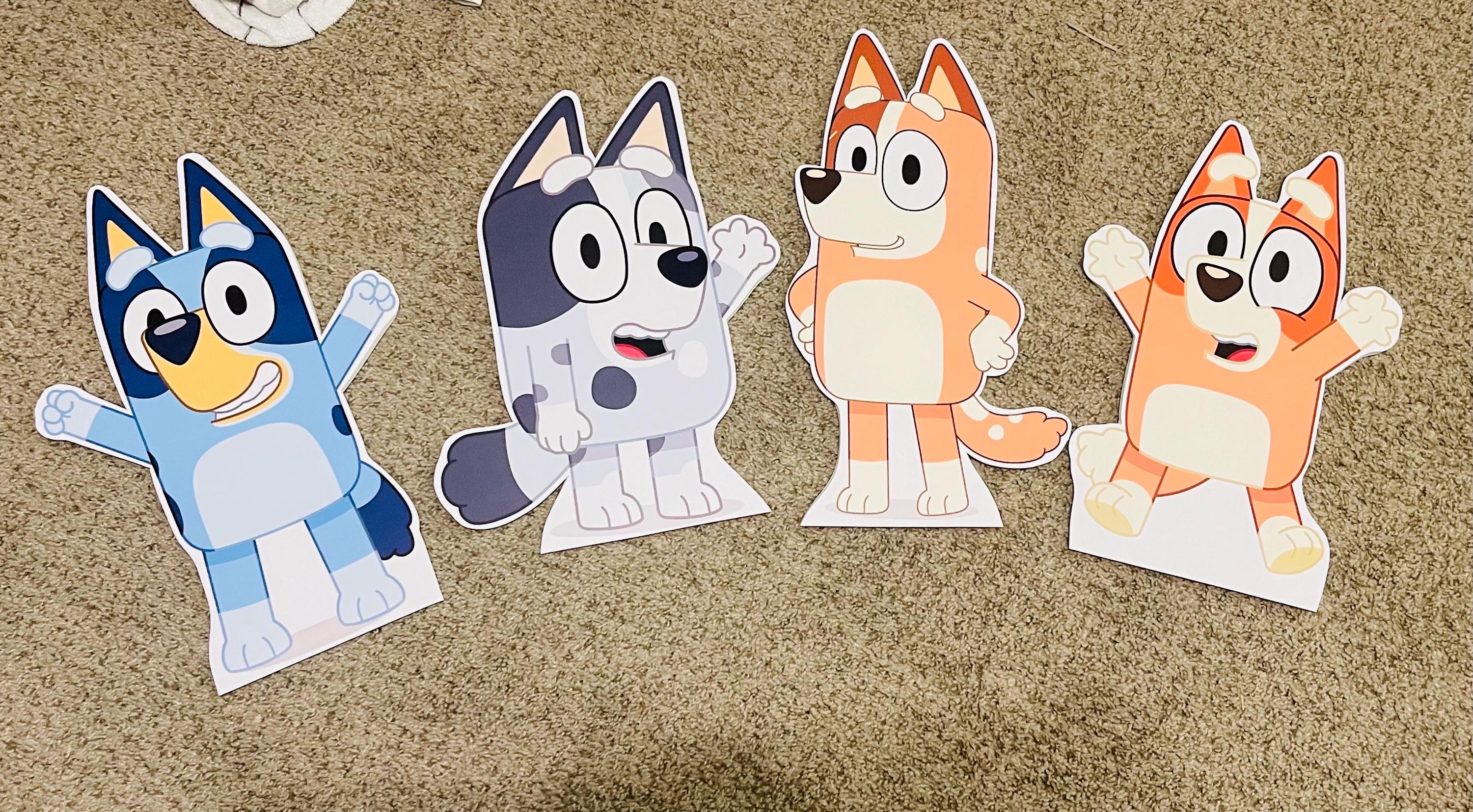 Bluey Standing Table Characters (12