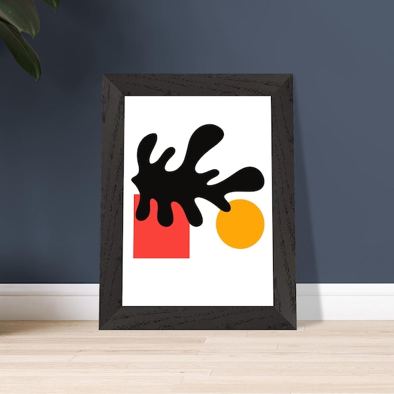 ART N MORE Premium Wooden Framed Poster With Premium Matte Paper 13x18 cm / 5x7″Variety of Frames & Sizes