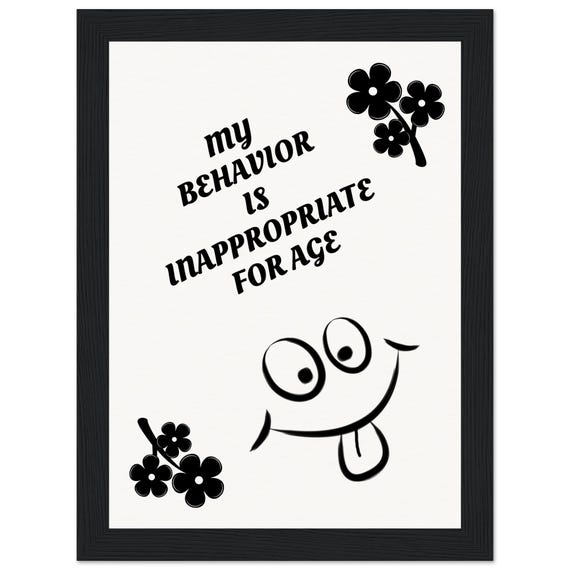 GIFT FOR Birthday Retirement Anniversary Co-Worker Museum-Quality Matte Paper Wooden Framed Poster 13x18 cm / 5x7″ Variety of Colors & Sizes