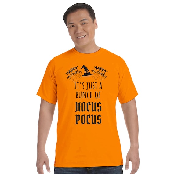 Sarcastic Hocus Pocus Halloween Shirt Unisex Crewneck T- Shirt  Variety of Colors n Sizes