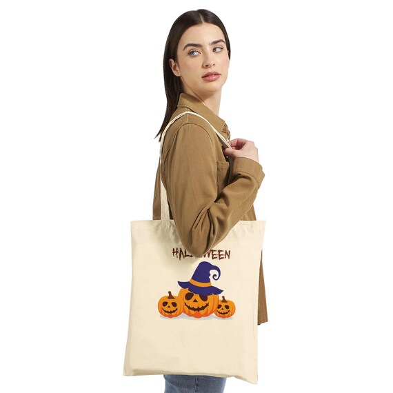 Halloween Trick or Treat Classic Tote Bag Choice of Colors Classic Tote