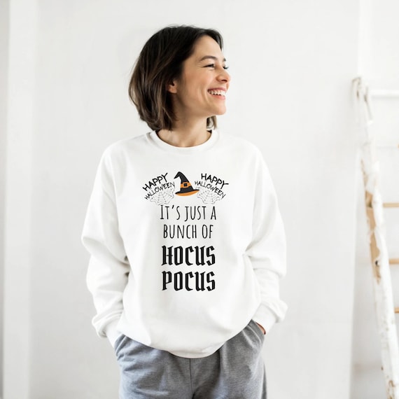 Halloween Hocus Pocus Pullover Crewneck Sweatshirt Trick or Treat
