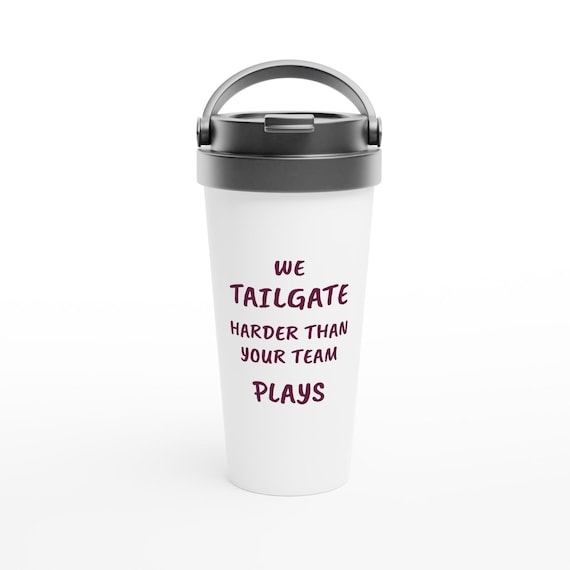 GIFT FOR Sports Football Championship Play Off White 15oz Stainless Steel Travel Mug Dishwasher Safe
