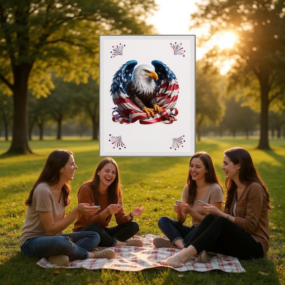Framed Military Appreciation Poster: Peace & freedom Art