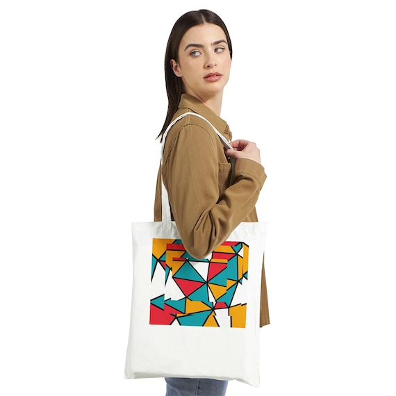 COLORFULGIFT Classic Tote Bag...Shopping Beach Travel Over Night Best Friend Sleep Over Work Sports