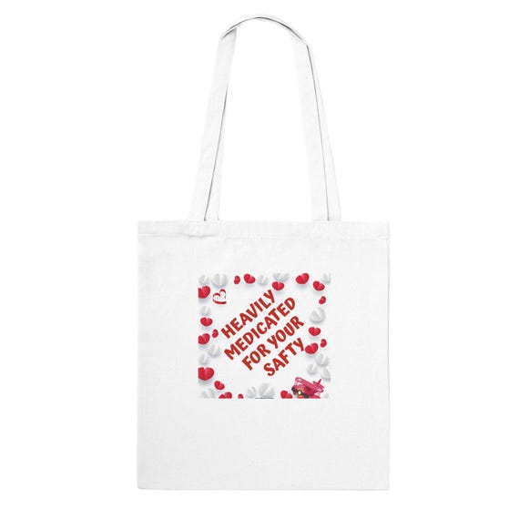 GIFT FOR Co-Worker Teacher Nurse Sarcasm Funny Books Essentials Classic Tote Bag Choice of Two Colors