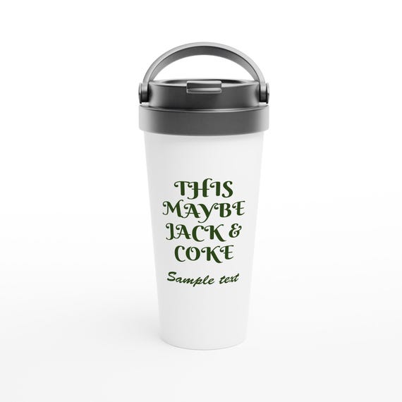 Personalized Funny  Traveler Secrets Humorous Gift White 15oz Stainless Steel Travel Mug