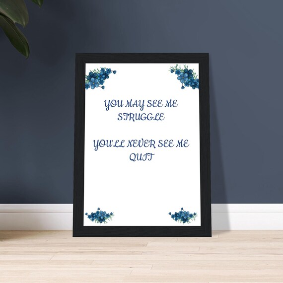 NEW ART COLLECTIONS Classic Matte Paper Wooden Framed Poster Variety of Sizes & Color Frames
