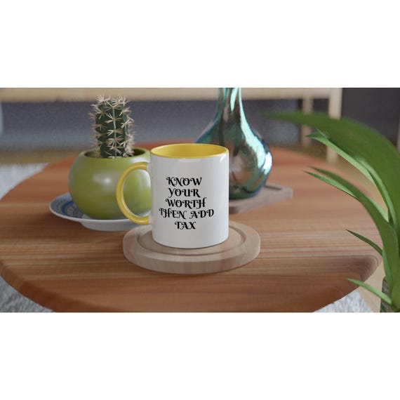 GIFT FOR Office Birthday Co-Worker Bestie Challenges Funny White 11oz Ceramic Mug with Variety of Colors Inside
