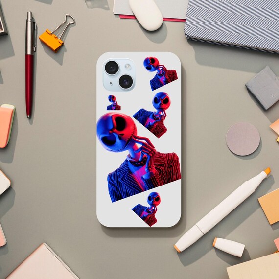 Holiday Funny Jack Skeleton Christmas Tough case