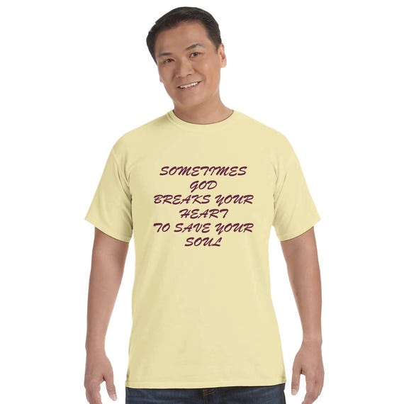 Faith Church Inspirational T-Shirt - Vintage Look & Soft Fabric - Perfect Gift