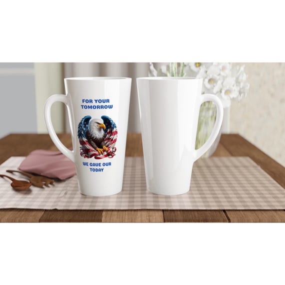 GIFT FOR Admiration Support Goals Challenges Military Armed Forces Brother Sister Uncle Friend 17 oz Latte Mug