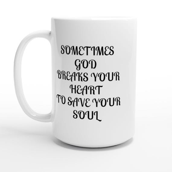 Prayer Faith Loving Encouragement White 15oz Ceramic Mug
