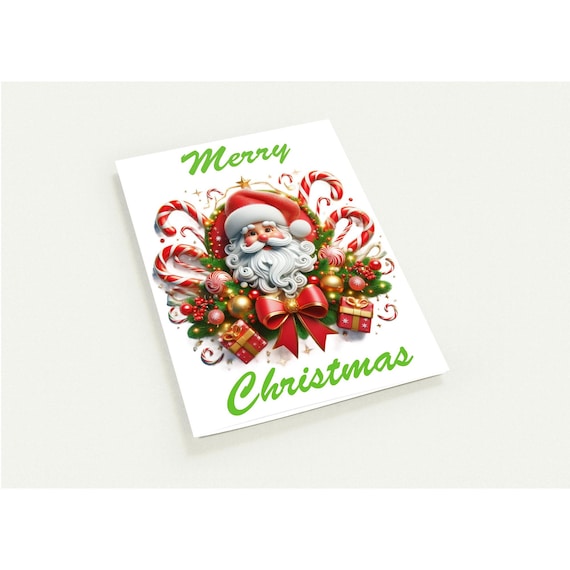 Christmas Cheer Pack of 10 Greeting Cards (US & CA) "May Your Christmas Be Filled with Love Peace and Lasting Joy"