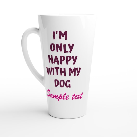 Doggie Pet Rescue Parent Gift White Latte 17oz Ceramic Mug