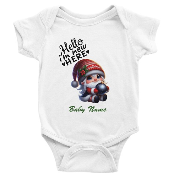 New Baby Classic Baby Short Sleeve Bodysuit Printed on Sides Choice of Colors n Sizes