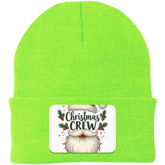 Christmas Cheer Happy Colorful Port & Company Knit Beanie