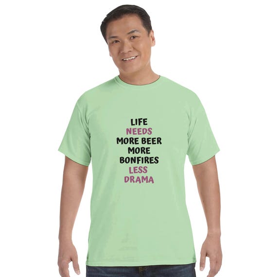 Happy Bonfires Family Gathering T-Shirt: Vintage Style Soft Cotton Tee