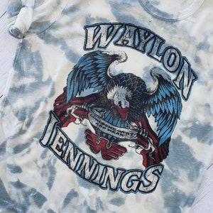 Waylon Jennings Bleached Tshirt