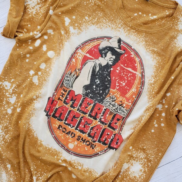 Merle Haggard Bleached shirt