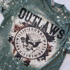 Outlaws Bleached Tshirt