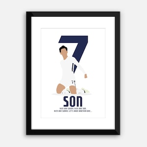 Heung min son poster - Etsy 日本