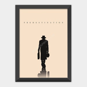 Predestination Black poster print art