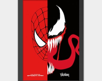Spiderman Venom poster print art