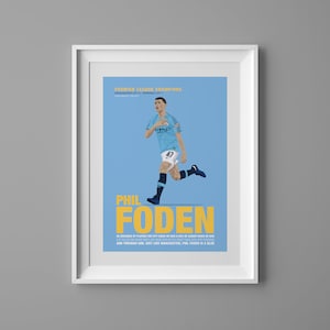 Affiche Phil Foden Man City