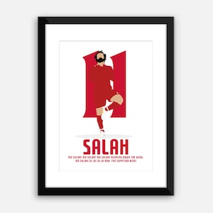 DIGITAL: Mo Salah, Liverpool. Instant Download, Digital Print, Poster, Art, Gift, Wall Art.