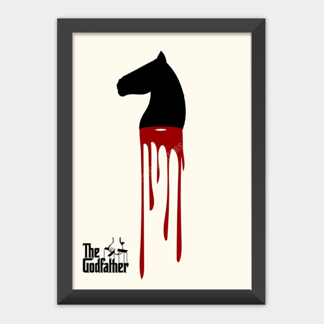 The Godfather Horse Poster Print Art Etsy