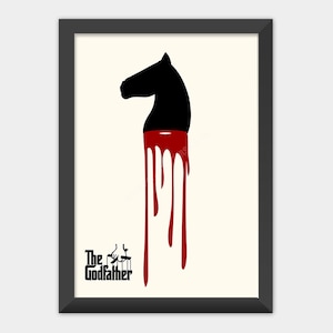 The Godfather Horse poster print art