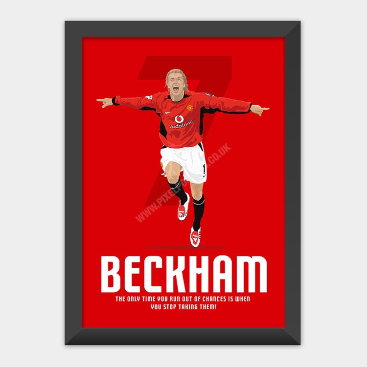 Poster David Beckham / Manchester United - Onze Mondial - Collection