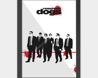 PRINTED: Reservoir Dogs Blood poster print art