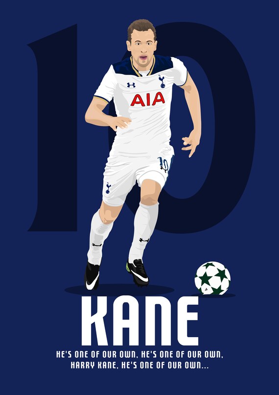 Poster, Quadro Tottenham Hotspur FC - Kane em